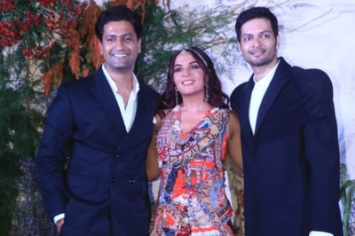 Richa Chadha-Ali Fazal Reception: Vicky Kaushal Attends Bash Without Katrina Kaif, Poses With Newlyweds