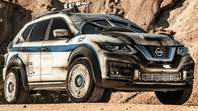 Nissan Debuts Millennium Falcon Spaceship Inspired Rogue for the Solo: A Star Wars Story [Video]