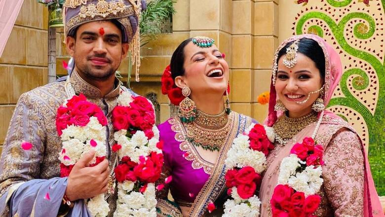See All Stunning Photos from Kangana Ranaut's Brother's Royal Wedding in Udaipur