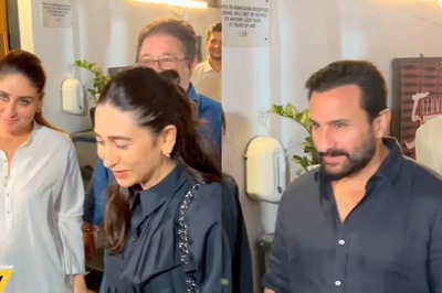 Kareena Kapoor, Hubby Saif Ali Khan Step Out For Dinner, Karisma Kapoor And Kunal Kapoor Join Too