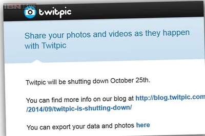 Image-sharing service Twitpic to shut down on October 25