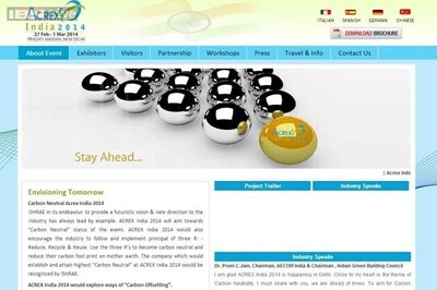 ACREX India 2014 takes a stand for eco-friendly building services