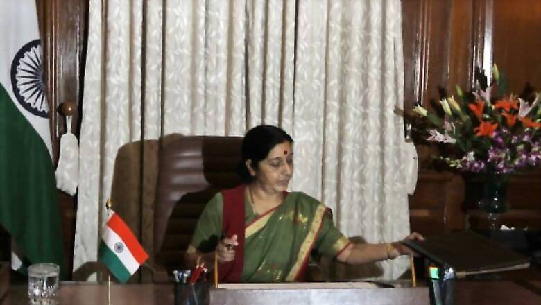 Indians taken hostage by ISIS in Mosul are alive: Sushma Swaraj