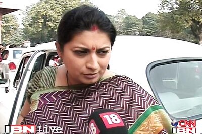 HC exempts Irani from personal appearance in defamation case