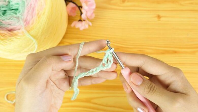 How to Make a Double Crochet Net Stitch