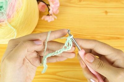 How to Make a Double Crochet Net Stitch