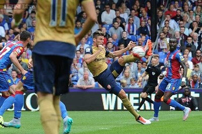 Arsenal beat Crystal Palace 2-1 for 1st win in the Premier League