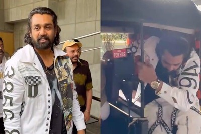 Actor Dhruva Sarja Arrives in Auto at 'Martin' Trailer Launch, Tells Paps 'I Didn't Want...' | Watch