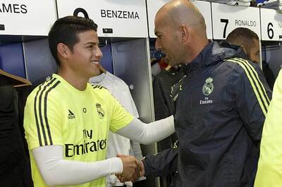 La Liga: Real coach Zidane backs out-of-form Rodriguez
