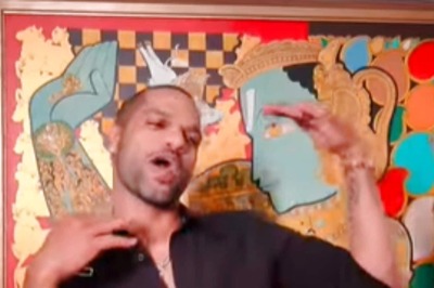 Watch: Shikhar Dhawan Puts on his Dancing shoes, Aces Hook Steps of Bollywood Songs