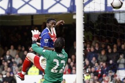 Saha secures semis as Everton dump out Middlesbrough