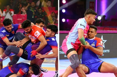 PKL 10: Gujarat Giants Defeated Dabang Delhi KC 31-26, Jaipur Pink Panthers Beat Haryana Steelers 37-27