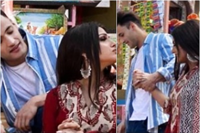 Asim Riaz and Himanshi Khurana Appear Love Struck in BTS Pics from Their Music Video Shoot