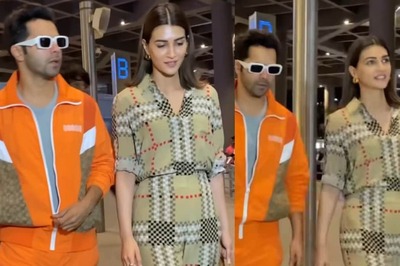 Kriti Sanon Gets Spotted With Varun Dhawan In An Ensemble Worth Rs. 1.38 Lakhs, Sports A Rs. 1.90L Bag