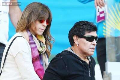 Watch: Diego Maradona slaps a journalist for 'bothering' his wife