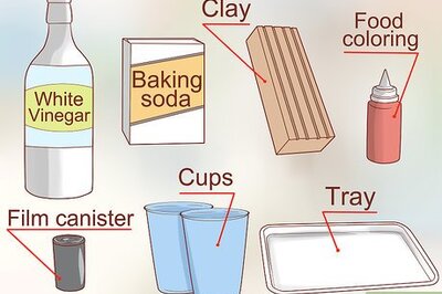 How to Make a Volcano with a Film Canister for a Science Fair Project