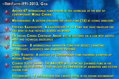 IFFI 2013 in numbers: 325 films, 16 directors, 9 documentaries