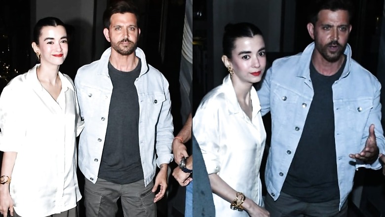 Hrithik Roshan Holds Saba Azad Close As They Pose At Siddharth Anand’s Wife’s Birthday Bash | Watch