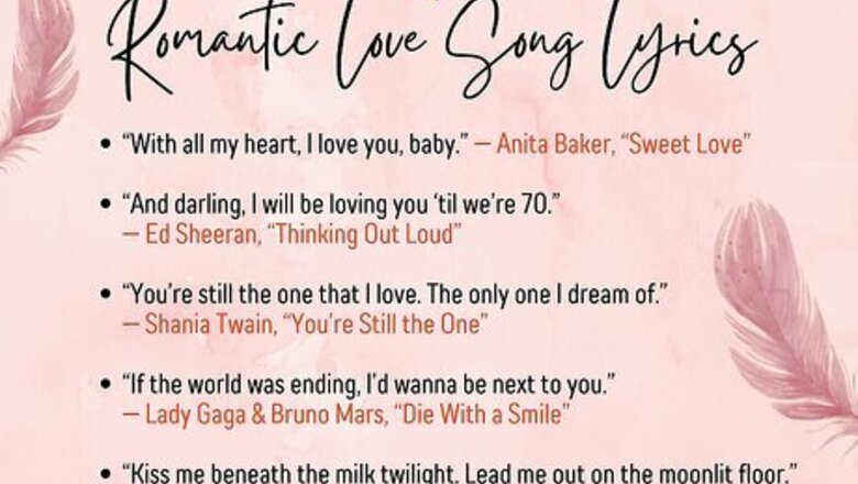 105+ Most Romantic Love Song Lyrics of All Time