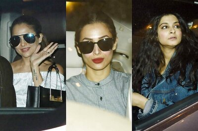 Kareena Kapoor's Friends Malaika, Amrita and Rhea Spotted Outside Her Residence