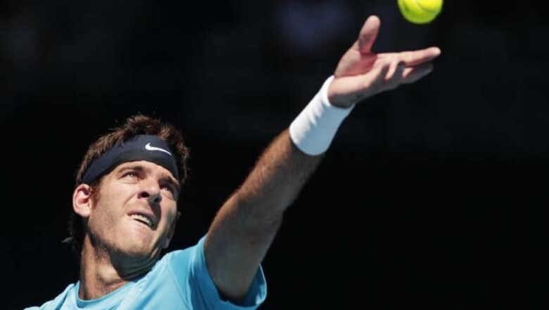 Del Potro wins 1st-round match at Aus Open