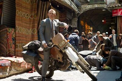 Skyfall: James Bond's motorcycle is up for grabs