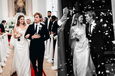 Dylan Sprouse Marries Barbara Palvin in Fairytale Wedding; 1st Pics Out, Can You Spot Cole Sprouse?