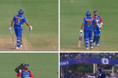 IPL 2024, DC vs MI: Rohit Sharma and Rishabh Pant Play With Rogue Kite That 'Invades Pitch' | WATCH