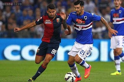 Sampdoria and Genoa draw Serie A derby match 1-1