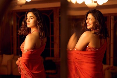 Alia Bhatt Embraced The Festive Spirit In A Stunning Arpita Mehta Saree