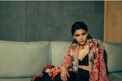 Samantha Spells Edgy Glam in Cocktail Co-Ord Set, See Pics