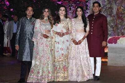 Celebrities Dazzle at Akash Ambani-Shloka Mehta's Engagement Party