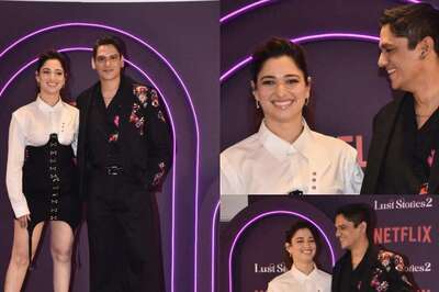 Tamannaah Bhatia, Vijay Varma Make Debut As Couple At Lust Stories 2 Premiere, See Photos
