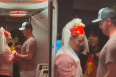 'Do You Take Her As Your Lawfully Wedded Wife?' This On-flight Wedding Rehearsal Is All Things Love