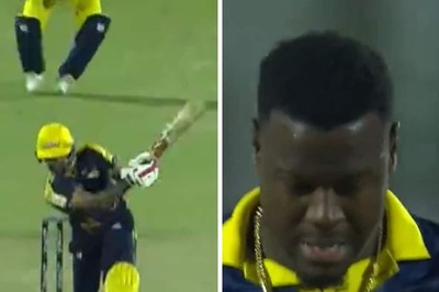 6, 6, 6, 6: Dasun Shanaka Obliterates Carlos Brathwaite for Four Consecutive Sixes to Seal Win for Harare Bolts - WATCH
