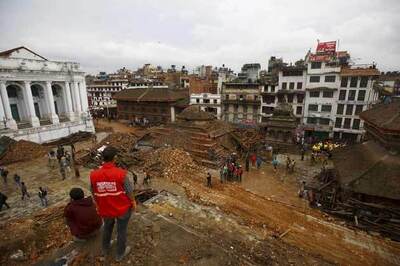 500-year-old Kathmandu temple turned to rubble after earthquake