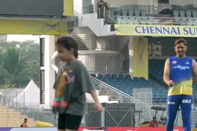 MS Dhoni Plays Football With Daughter Ziva in Special Training Session Ahead of CSK's Match Against DC | WATCH