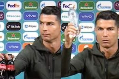 Coca-Cola Lose USD 4 Billion After Cristiano Ronaldo Moves Bottle and 'Endorses' Water