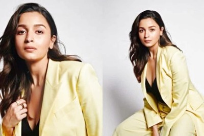 Alia Bhatt Exudes Boss Vibes in Stylish Yellow Pantsuit as She Promotes Darlings, See Pics