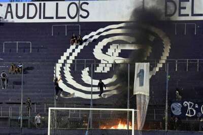 Argentine Football Match Abandoned as Fans Armed with Knives Battle on Terraces