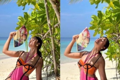Tridha Choudhury Is 'Killing It' In Sexy Orange and Pink Sheer Swimsuit; Watch Video