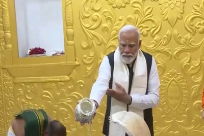 After Gujarat Cooperative's Event, PM Modi Performs 'Pooja' At Valinath Temple, Holds Roadshow In Mahesana