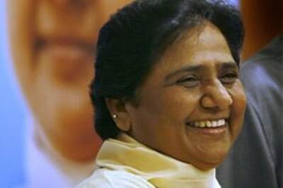 Now, CM Mayawati painted in divine forms