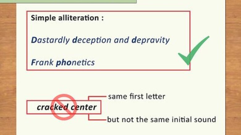How to Alliterate