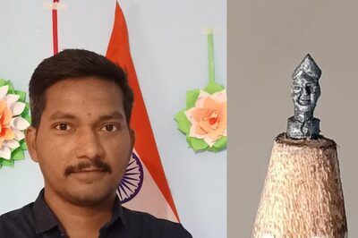 Drawing Teacher From Telangana Sculpted Dr Sarvepalli Radhakrishnan's Portrayal on Pencil lid