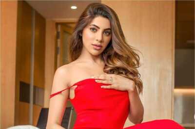 Nikki Tamboli Looks Exquisite in Red Dress From Khatron Ke Khiladi 11 Set