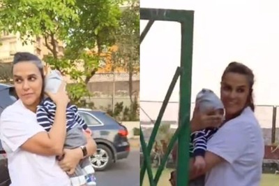 Netizens Slam Paparazzi for Trying Too Hard to Click Neha Dhupia's Baby's Pictures; Watch Video