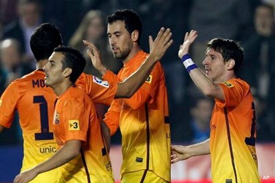 Barcelona thrash Levante 4-0, extend lead in Spain