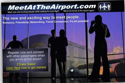 Flying alone? Now, a website for 'airport dating'