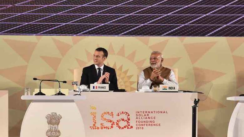 PM Modi Presents 10-Point Action Plan at Solar Summit With French President Macron